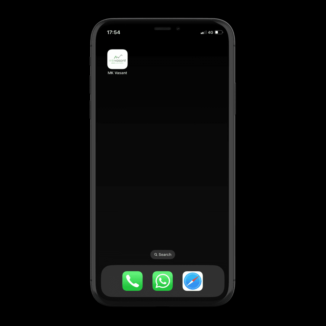 Mockup of a practice app